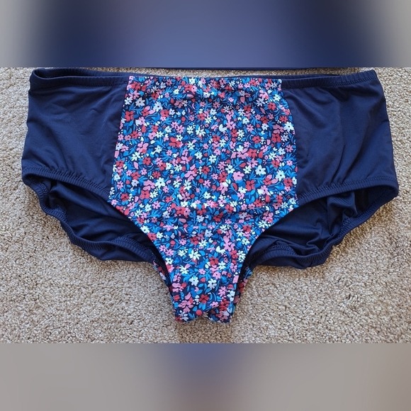 Draper James Lands End Floral Swim Bottoms Full Coverage Womens Size 18W - Picture 1 of 3